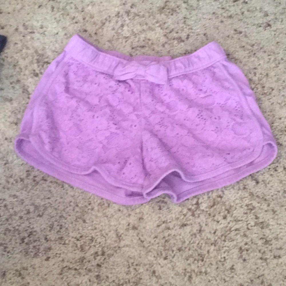 Purple shorts